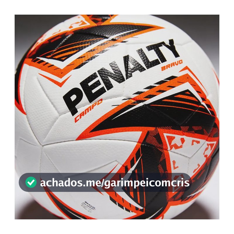 Bola De Futebol De Campo Penalty Bravo Xxv Cor Laranja