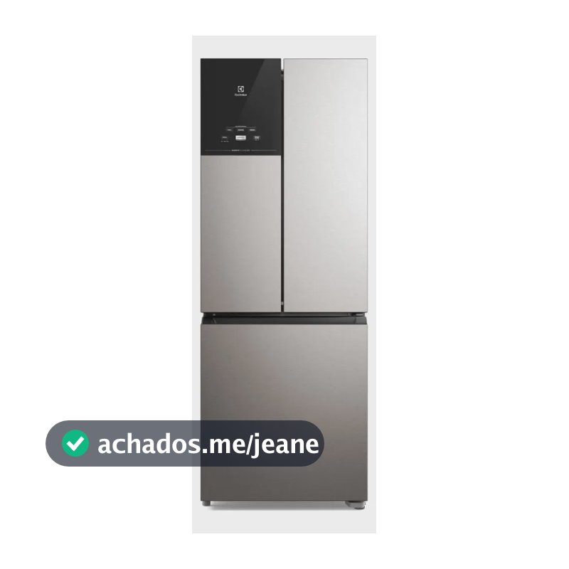 Geladeira Electrolux Frost Free Inverter 480L Efficient Geladeira Electrolux Efficient Frost Free French Door Im7s3 Portas Inox Look IM7S