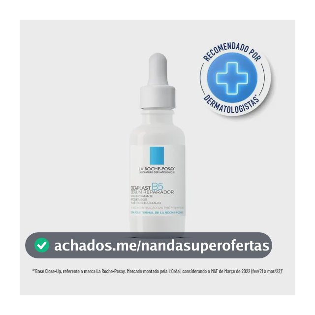 Cicaplast B5 Sérum 30ml La Roche posay Momento de aplicação Dia Noite Tipo de pele Todo tipo de pele