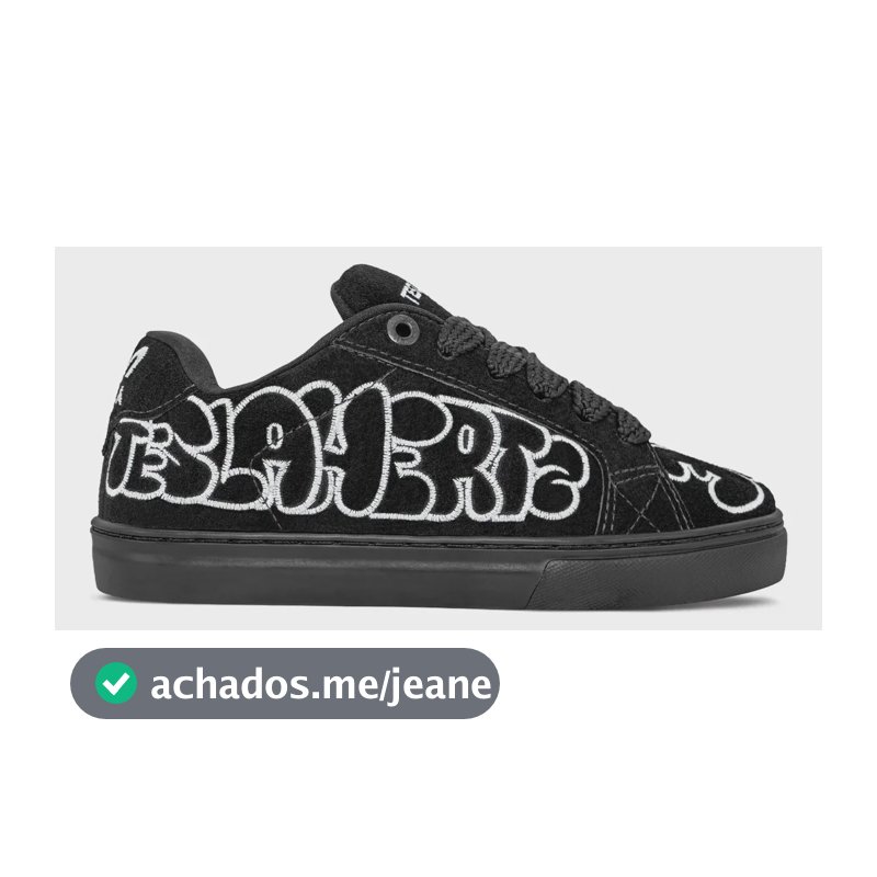 Tênis Tesla Hertz Art Unissex | Black White Preto 41 Br