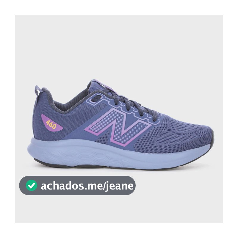 Tênis New Leve Estável Amortecimento Caminhada Corrida Roxo Roxo 37 Br
