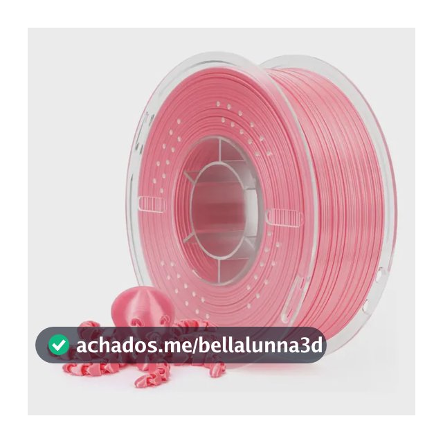 Filamento Pla Silk Elegoo 1.75 Mm 1kg Metálico Impressora 3d Silk Peach Pink - Rosa Chiclete