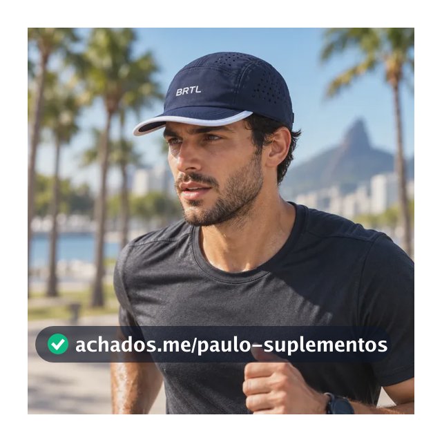 Boné Corrida Aba Flexível Leve Impermeável Proteção Solar Uv Azul-marinho Único Adulto