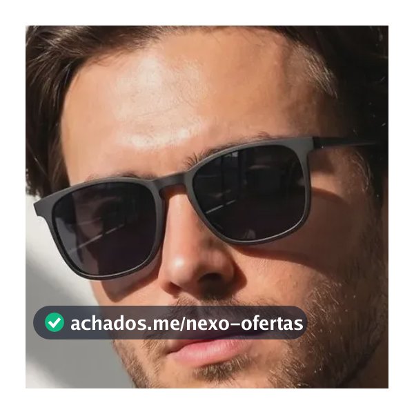 Óculos De Sol Masculino Quadrado Clássico Uv400 Original Ntf