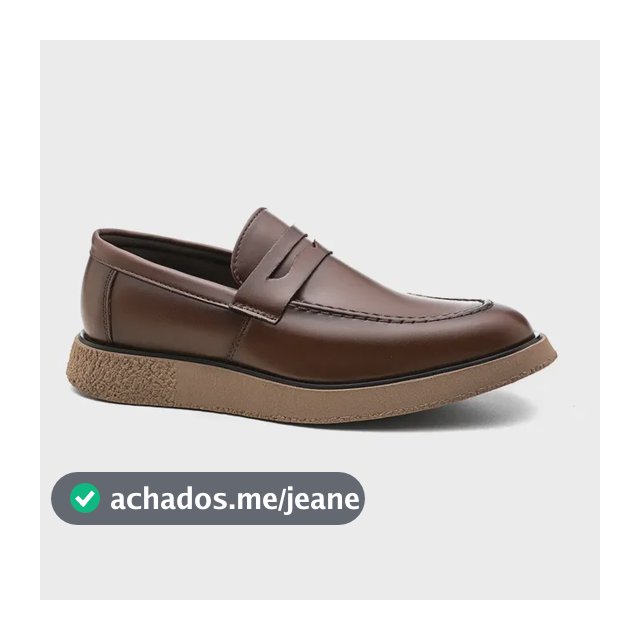 Sapato Masculino Loafer Casual New Crepe Confort Classic