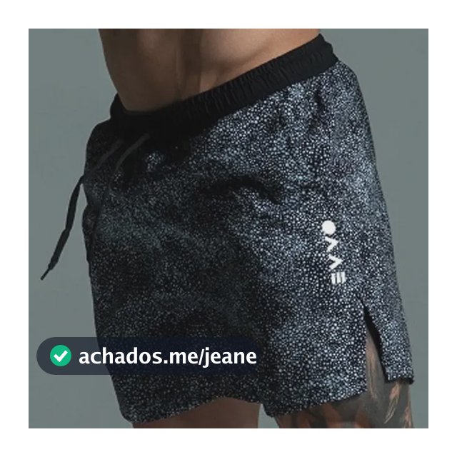 Short Masculino Treino Poliéster Com Elastano Evvo Space