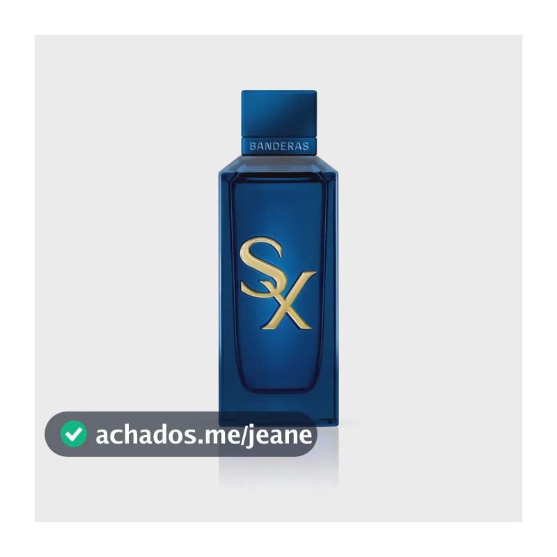 Perfume masculino Banderas Seduction X Eau de Parfum 100ml - Aromático - Longa duração - Projeção Marcante e acordes que reagem com o calor do seu corpo