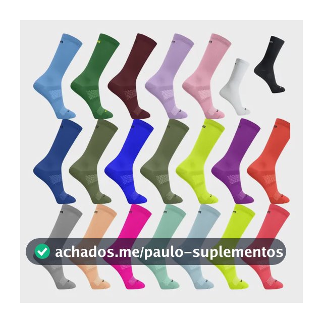 Meia Esportiva Bike Corrida Ciclismo Crossfit Performance