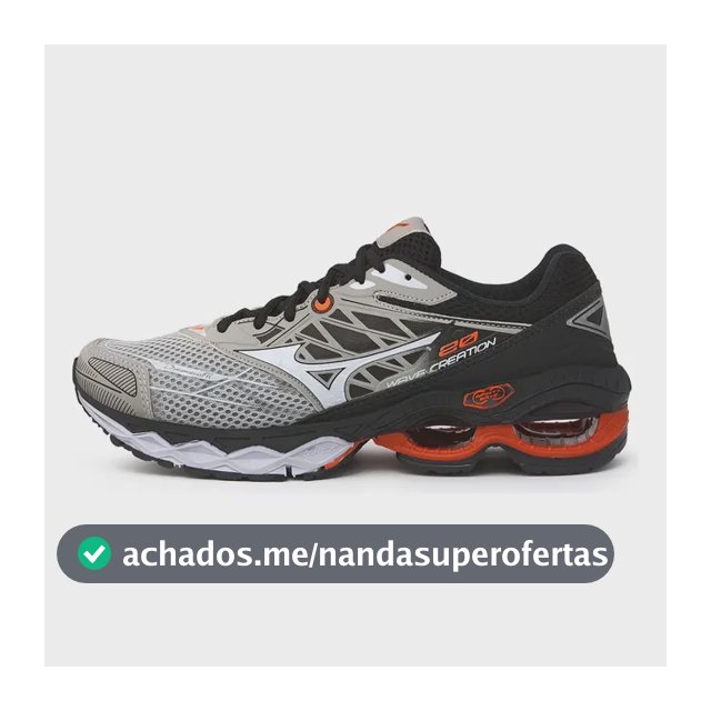 Tênis Mizuno Wave Creation 20 Original Academia Treino