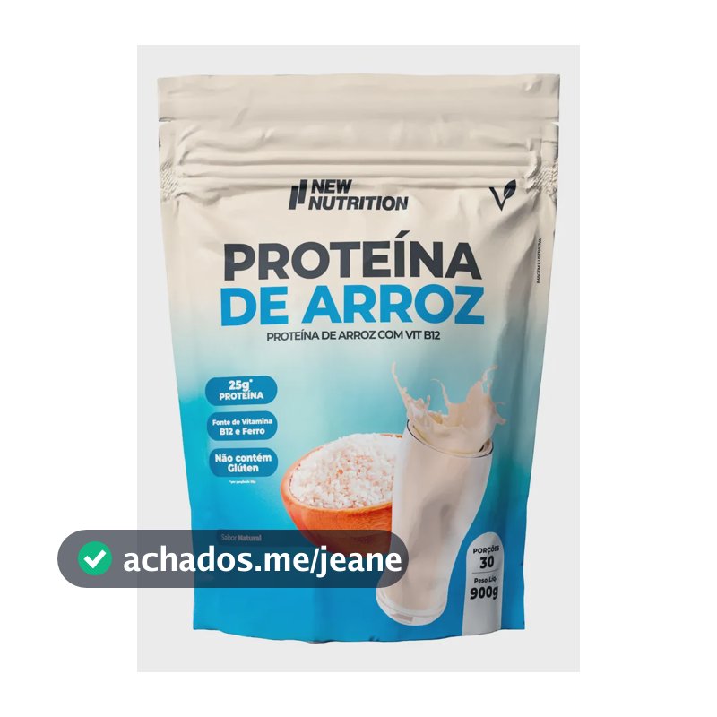 Proteína de Arroz 900g Vegana NewNutrition