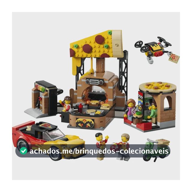 Lego City Experiência De Com Veículos 60496 494 Entrega De Pizza