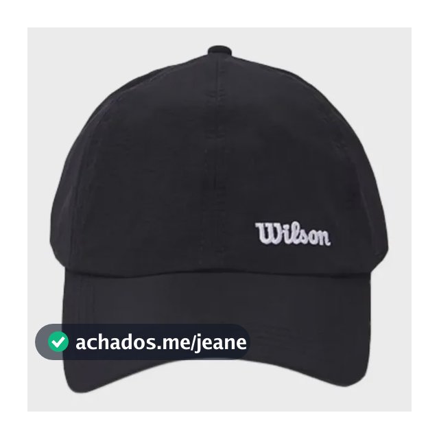 Boné Wilson Blade Iii Preto Preto Un
