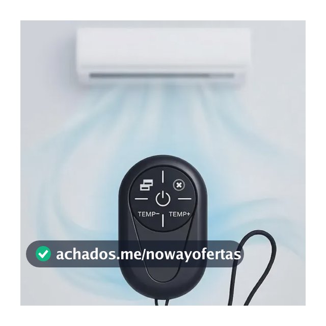 Controle Remoto Universal para Ar Condicionado – Pareamento Automático e Compatível com Todas as Marcas