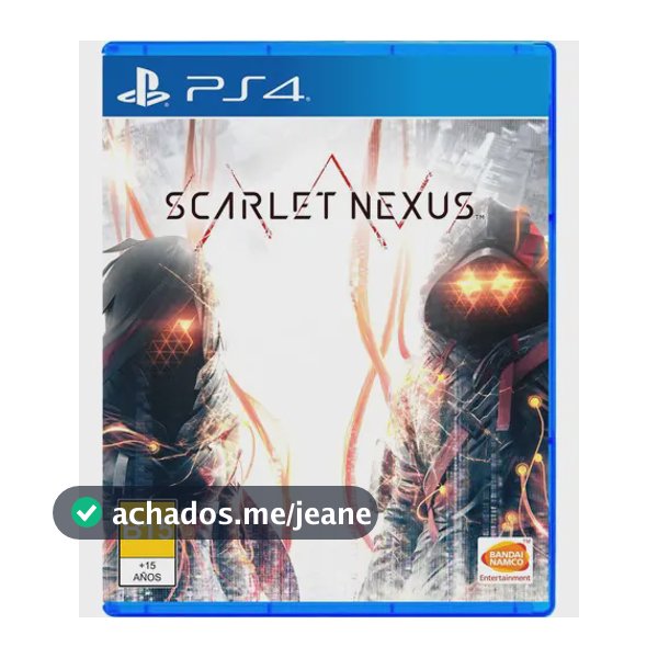 Jogo Scarlet Nexus Ps4 Mídia Física Português