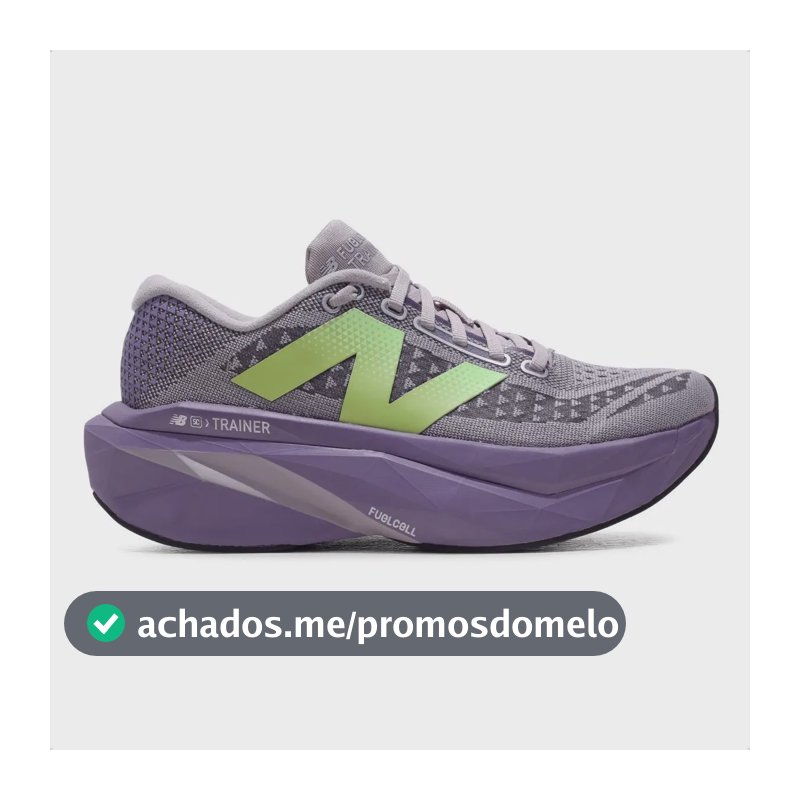 Tênis New Balance Fuelcell Supercomp Trainer V3 Feminino Violeta-escuro 36