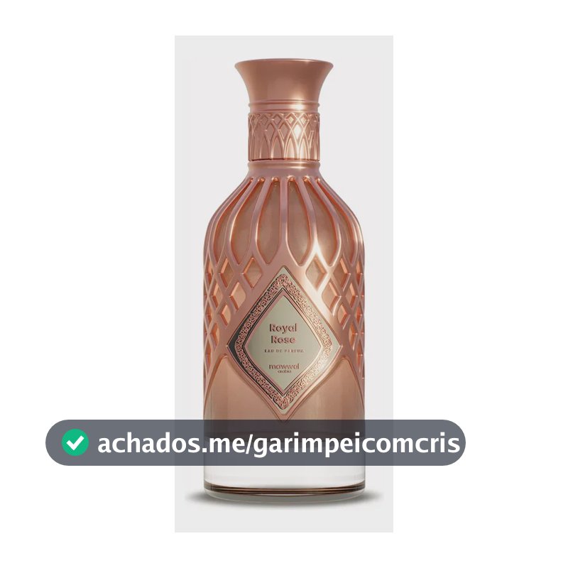 Perfume Árabe Mawwal Royal Rose 100ml Edp Unissex