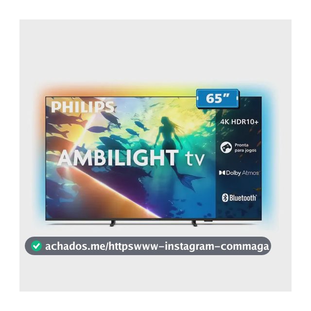 Smart Tv Lcd Led 65 Philips 65pug8100/78 4k Uhd Wi-fi + Blu