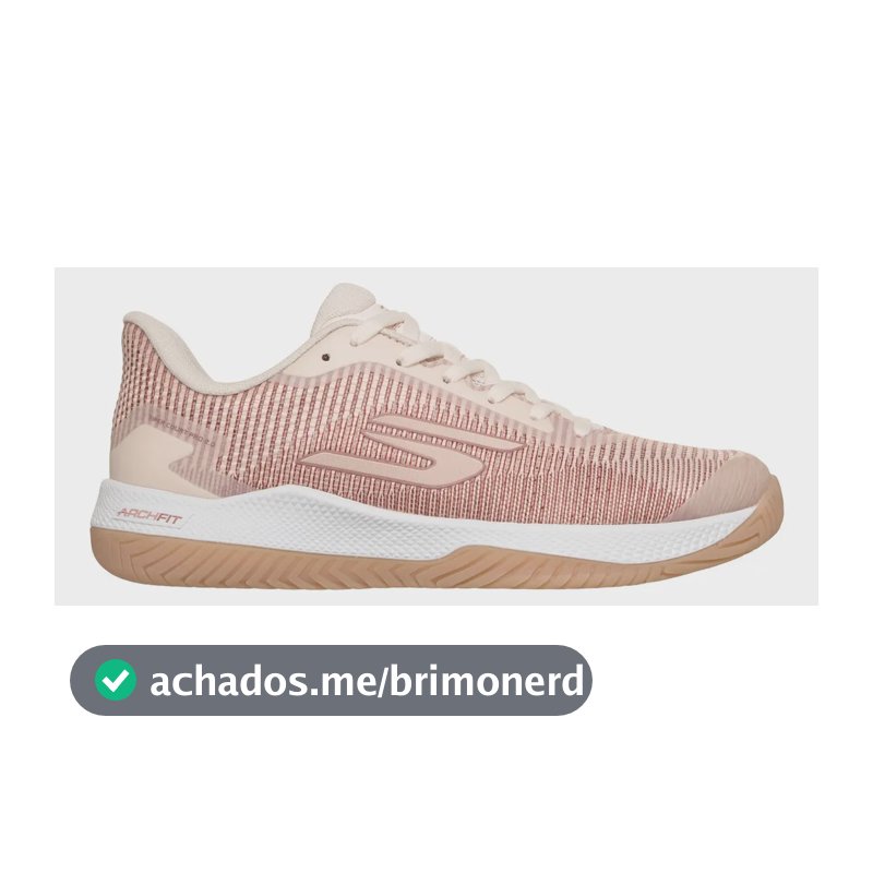Tênis De Pickleball Feminino Viper Court Pro Skechers Rosa-claro Lisa 37 Br