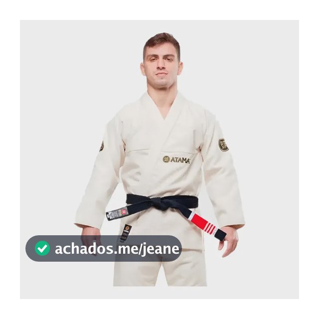 Kimono Jiu-jitsu Atama Classic Cru Trançado Jiujitsu