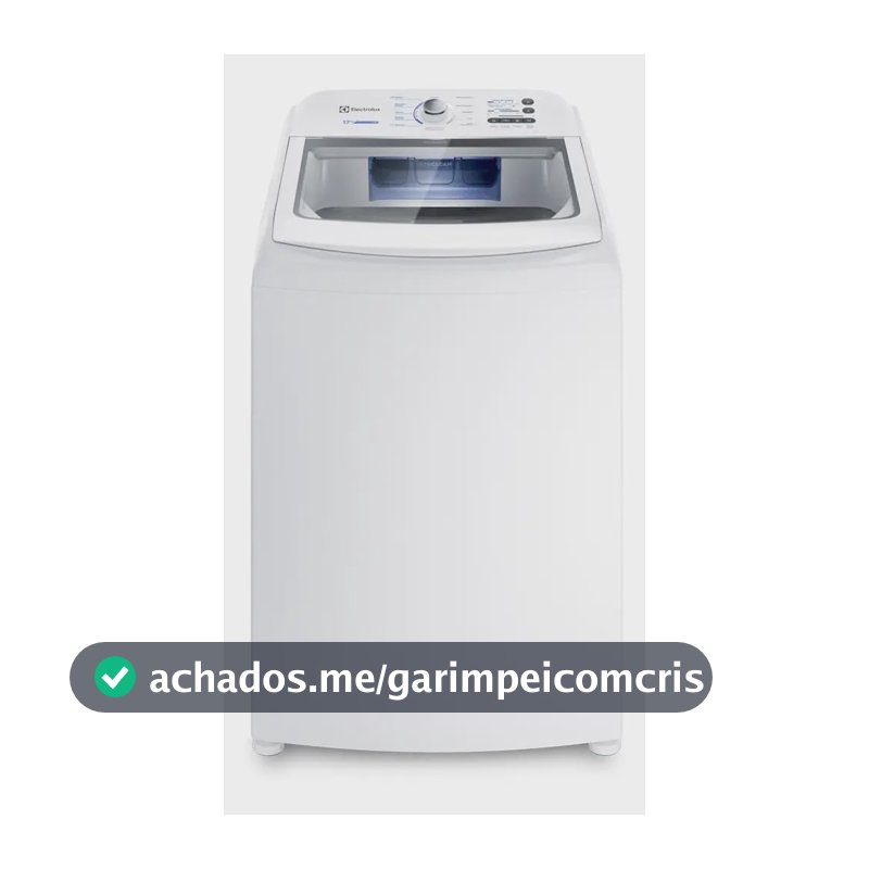 Máquina de Lavar 17kg Electrolux Essential Care com Cesto Inox, Jet&Clean e Ultra Filter LED17
