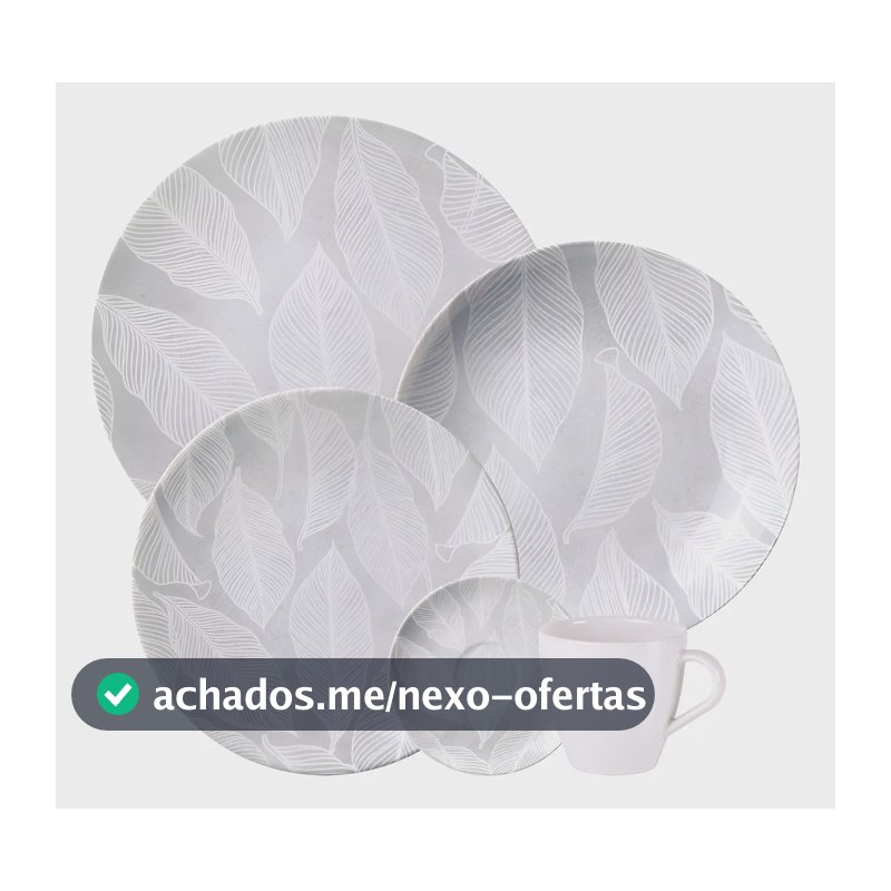 Aparelho De Jantar Tramontina Arbo Porcelana 20 Peças