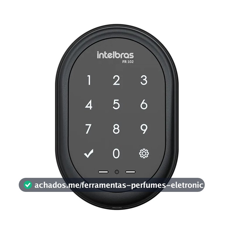Fechadura Digital De Sobrepor Fr 102 Preto Intelbras