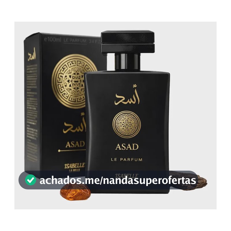 Perfume Árabe Asad Masculino Original 100ml Isabelle Parfum