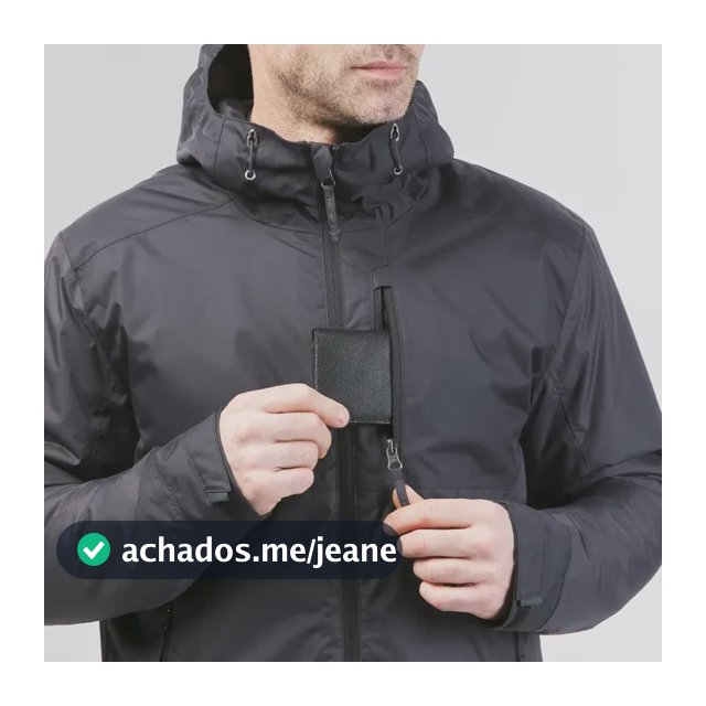 Jaqueta Masculina De Trilha Sh100 X Warm -10 Graus