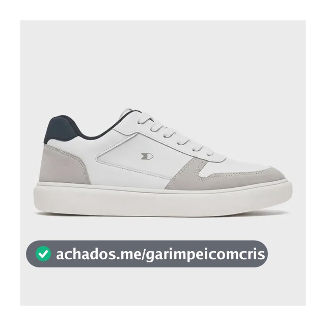 Tênis Sapatenis Masculino Sandrini Evoke Lite Branco Couro