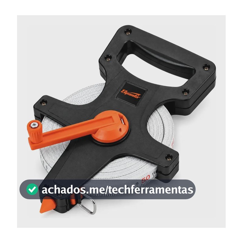 Trena Longa Fibra De Vidro Fita 50m Sparta Pvc Profissional