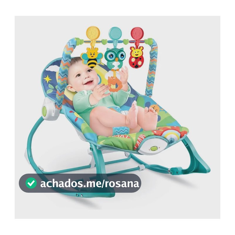 Cadeira de Descanso e Balanço Funtime 18kgs Coruja Maxi Baby