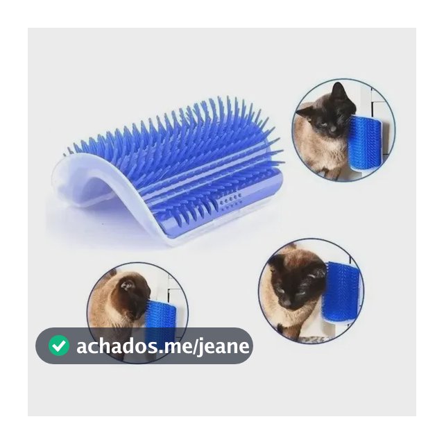 Coça Gato Escovapet Parede Tira Pelos Massageadora Catnip