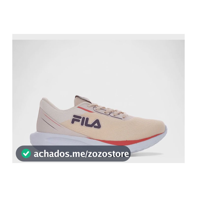 Tênis Fila Rise Up Corrida Running Caminhada Amortecimento Rosa 36 Br