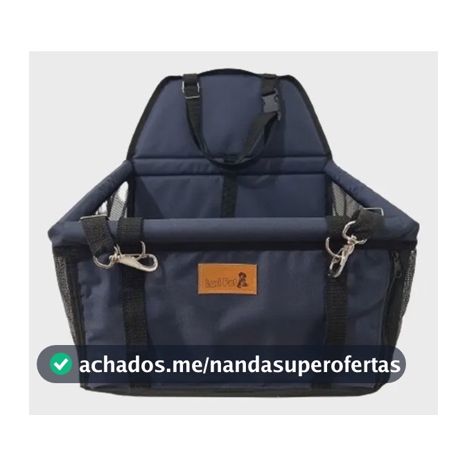 Cadeirinha Assento Banco De Carro P/ Cães Cachorro Gatos Pet Cor Azul-escuro