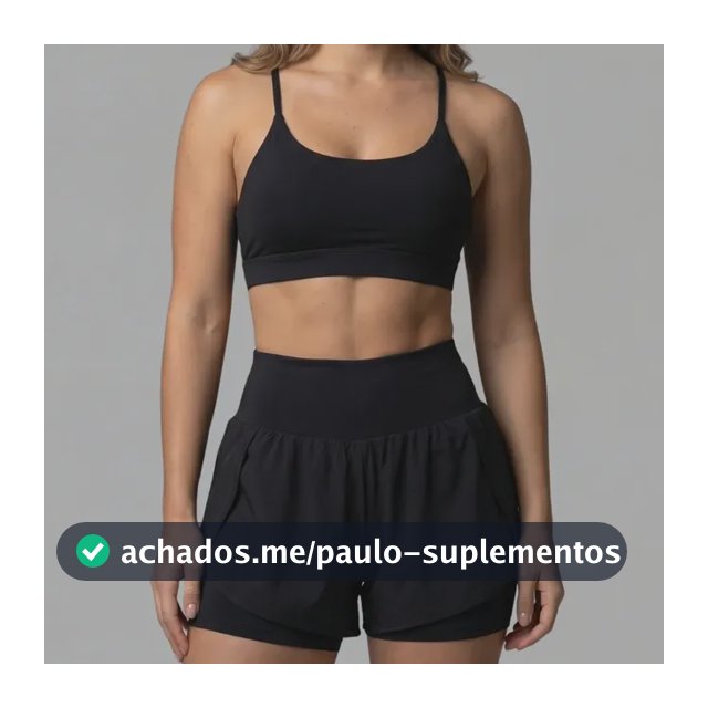Conjunto Feminino Box Fitness Top + Short Treino Premium