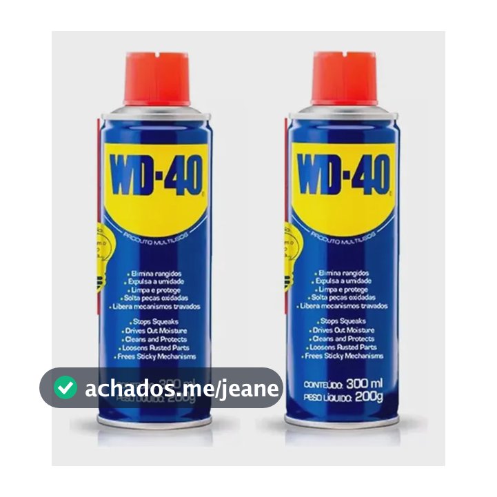 Kit com 2 Wd40 Lubrificante Spray Óleo Multiuso 300ml Desengripante