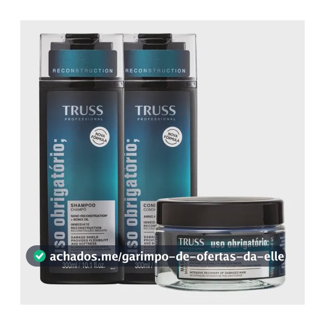 Truss Kit Uso Obrigatório Reconstrutor Sh + Cond + Masc