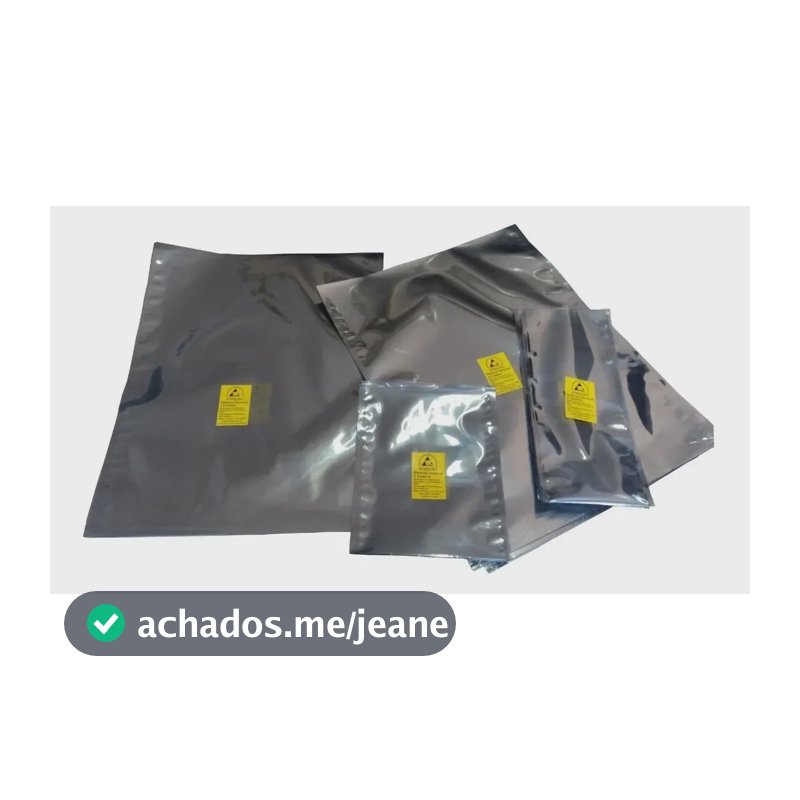 Embalagem Antiestática 100x50mm P/memória Note Book 100pcs