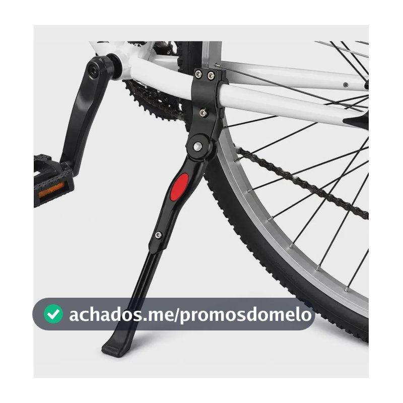 Pezinho Descanso Lateral Bicicleta Bartolotti Ajustável Aro 20 a 29 Preto