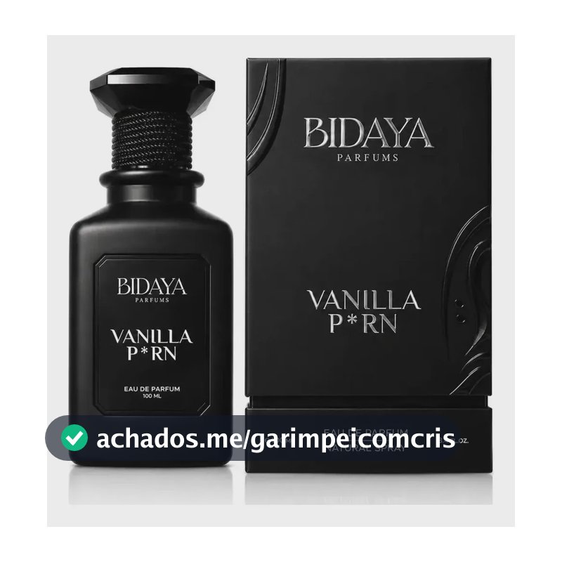 Perfume Árabe Vanilla Porn Bidaya Prn Parfums EDP Unissex Lançamento 2026 (100ml)
