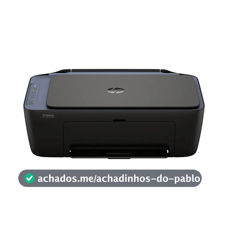Impressora Multifuncional HP DeskJet Ink Advantage 2975 Colorida 1 USB 2.0 de alta velocidade Wi-Fi de banda dupla - 100 a 240 VCA - AJ4Y4A#AK4