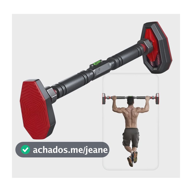 Barra Fixa Porta Ajustável Exercícios Musculação Flexão Com Nível Treino Calistenia Shopthis