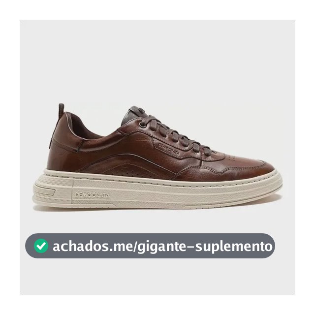 Tenis Masculino Democrata Jake Sapatenis Com Cadarço Casual