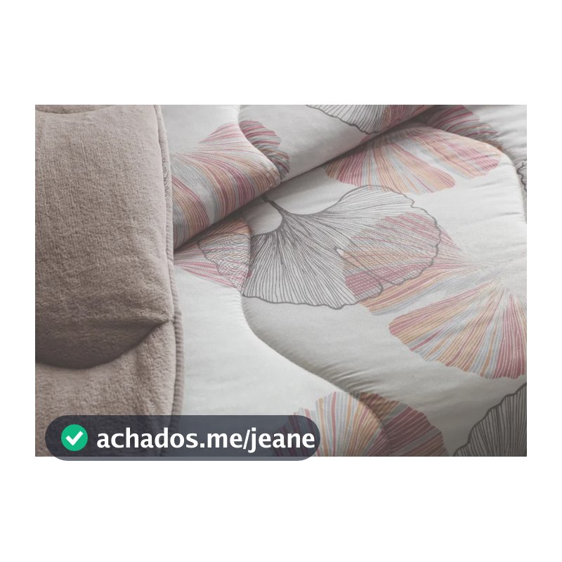 Coberdrom Edredom Grosso Dupla Face Blend Comfort Solteiro Altenburg