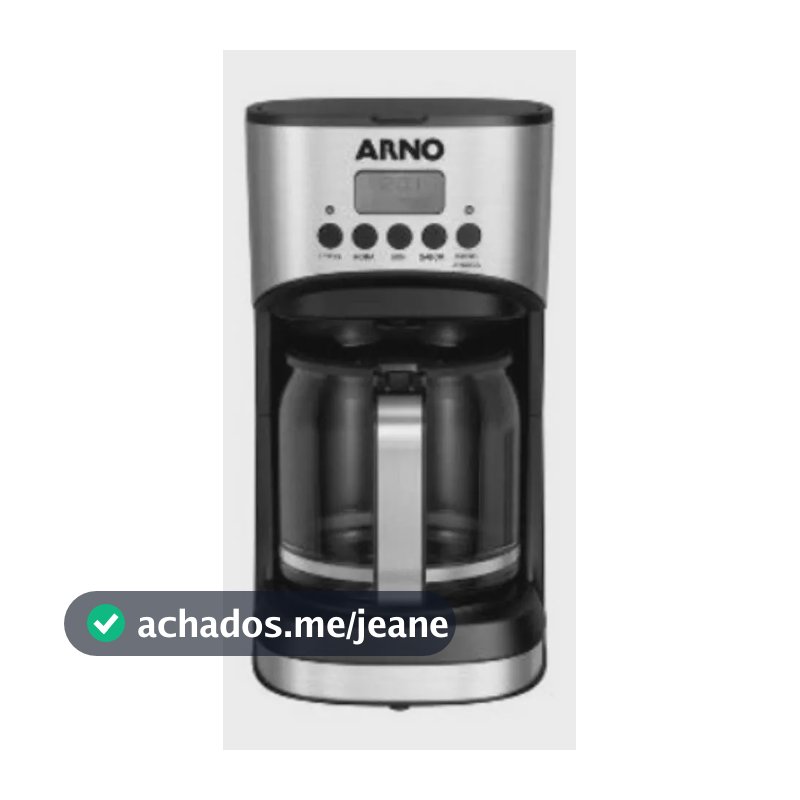 Cafeteira Filtro Digital Arno New Element com 1,8L Tubo misturador e Funções Programáveis CFNE
