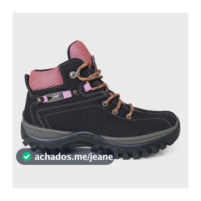 Tênis Adventure Feminino Trilha Caminhada Bota Leve Ref 130