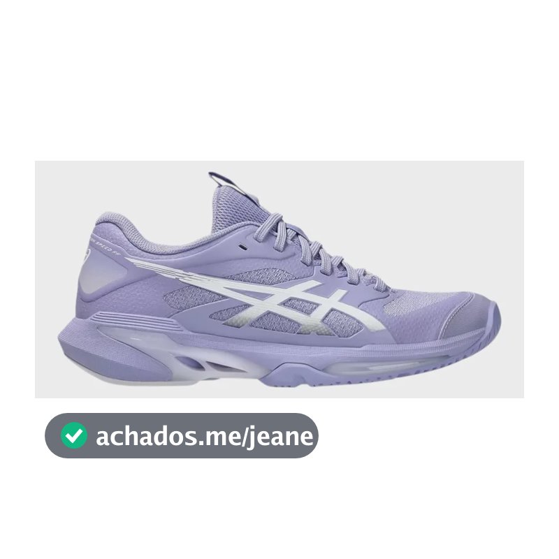 Tênis Asics Solution Speed Ff 4 Feminino Performance Bluebel Violeta 37 Br