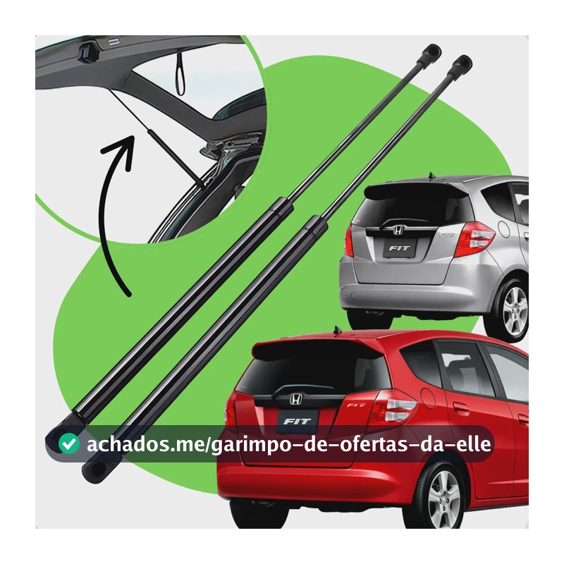 Par Amortecedor Porta Malas Tampa Traseira Honda Fit 09 A 14
