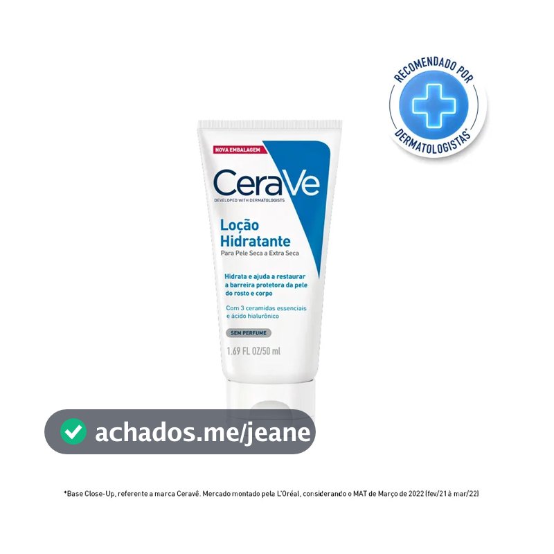 Loção Hidratante Para Pele Seca A Extra Seca 50ml Cerave