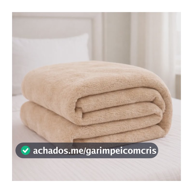 Coberta Manta Soft Casal Microfibra Anti-alérgica Dupla Face